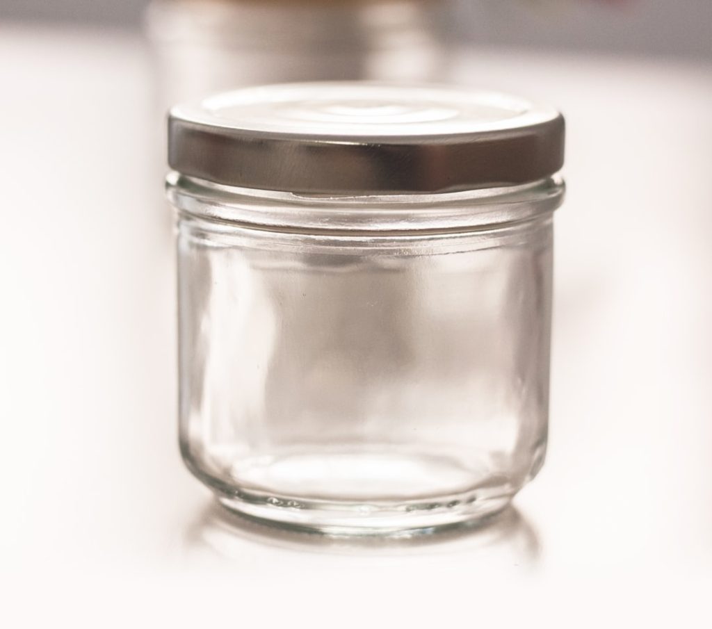 Photo glass jars